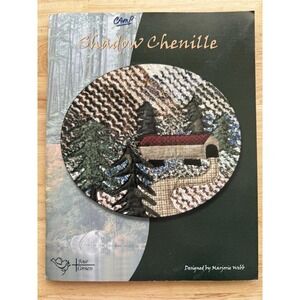 Four Corners Shadow Chenille Pattern Book For Wall Quilt, Jacket & Purse Uncut